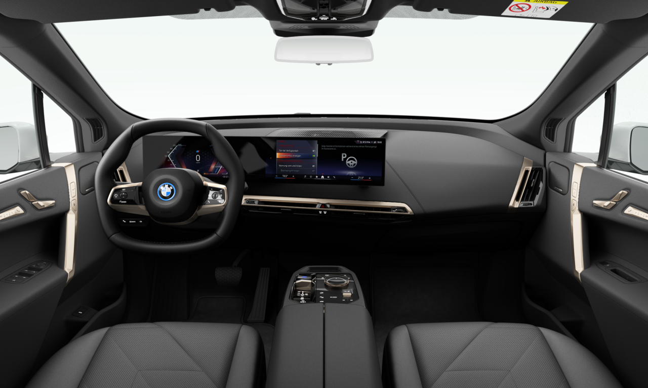 Interior of BMW iX xDrive40 (I20), VIN WBY11CF050CR71017