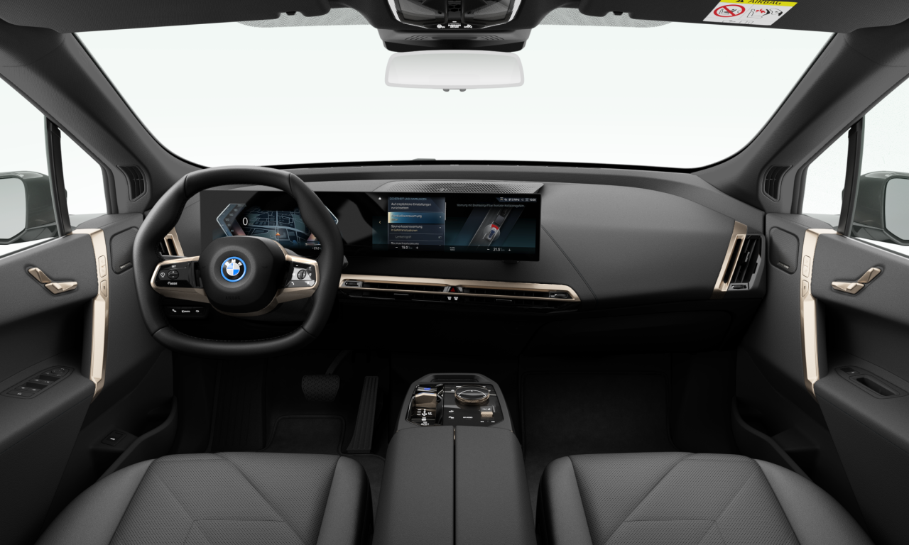 Interior of BMW iX xDrive40 (I20), VIN WBY11CF06NCK32262