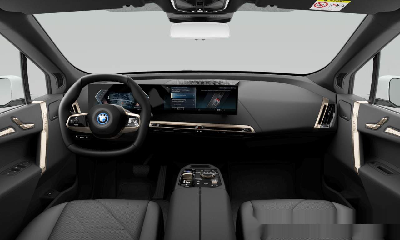 Interior of 2022 BMW iX xDrive40 (Sports Activity Vehicle (5 Doors)), VIN WBY11CF080CK60962