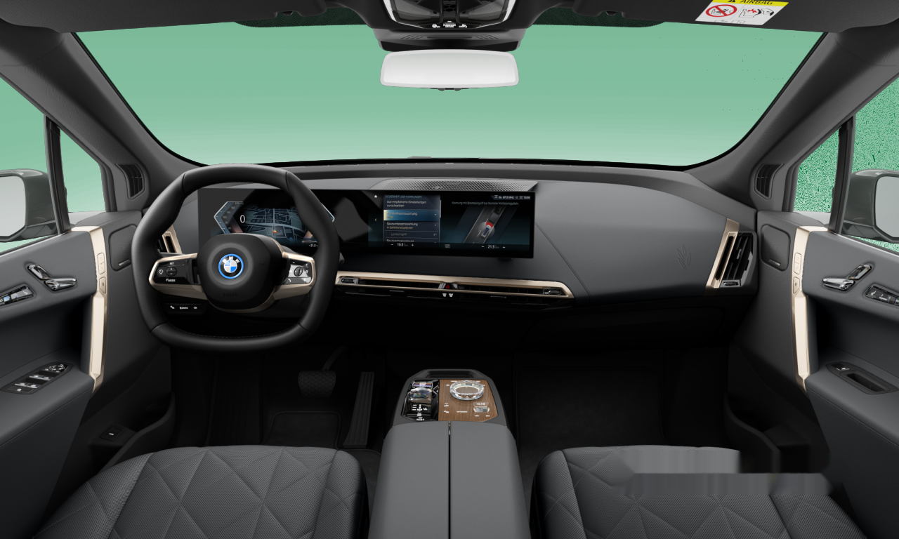 Interior of BMW iX xDrive40 (I20), VIN WBY11CF080CN83683