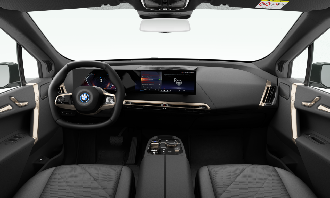 Interior of BMW iX xDrive40 (I20), VIN WBY11CF080CR74347