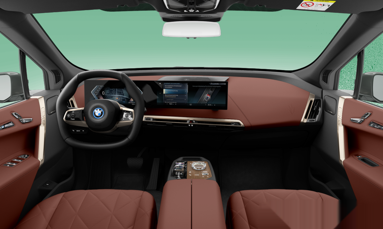 Interior of 2021 BMW iX xDrive40 (I20), VIN WBY11CF0X0CJ60975