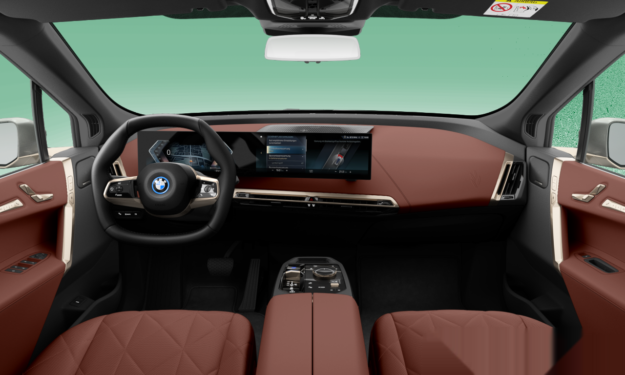 Interior of BMW iX xDrive40 (I20), VIN WBY12CF070CL64095