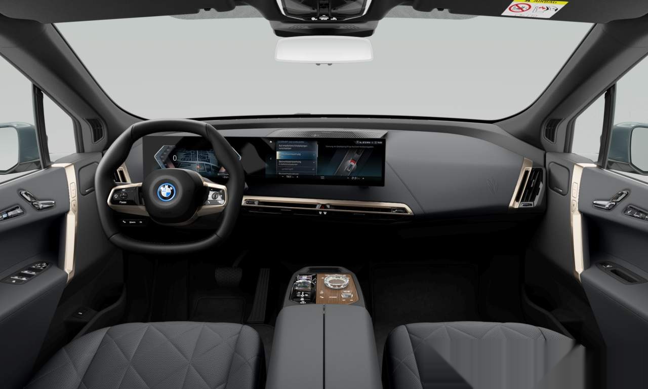 Interior of BMW iX xDrive40 (Sports Activity Vehicle (5 Doors)), VIN WBY12CF090CJ80194