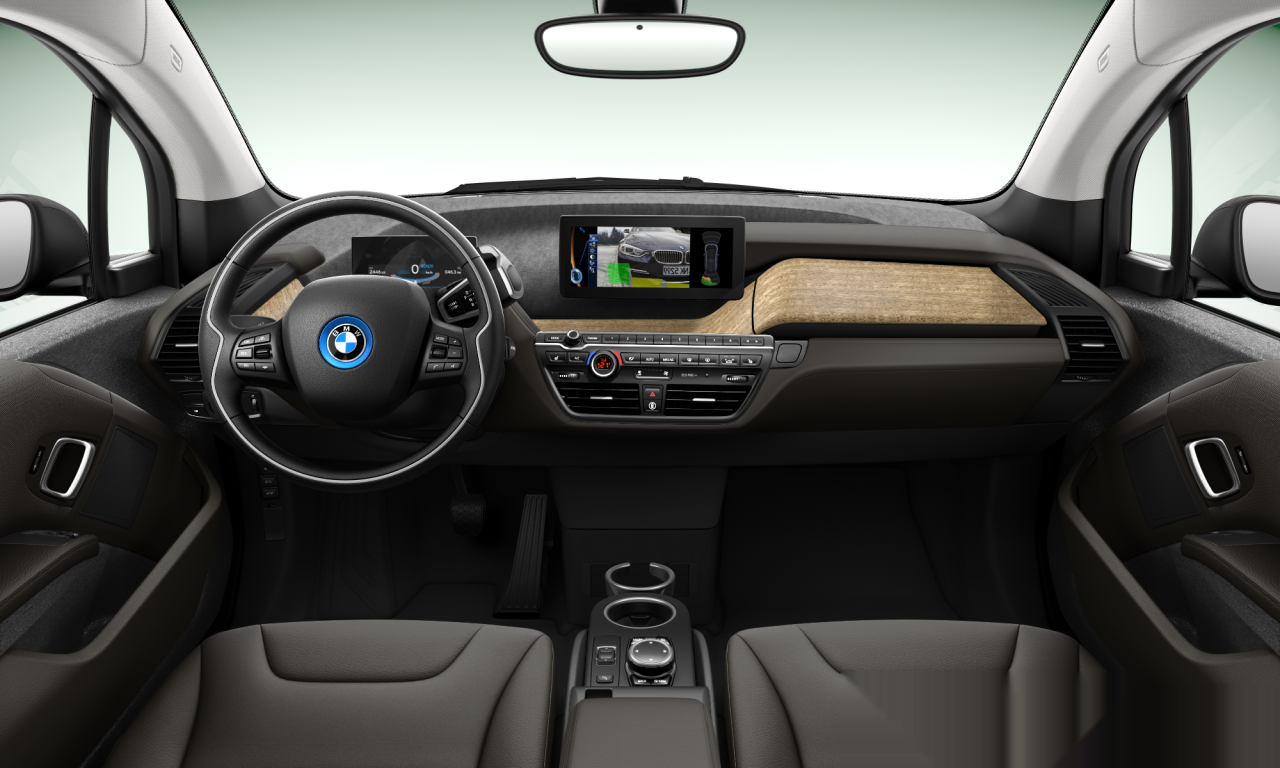 Interior of 2015 BMW i3 (I01), VIN WBY1Z21060V608739