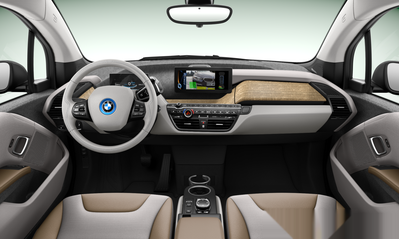 Interior of BMW i3 REX (I01), VIN WBY1Z41090VZ77025