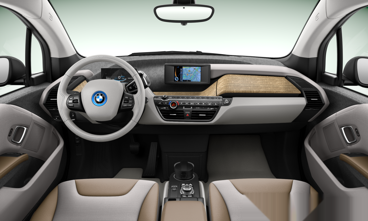 Interior of BMW i3 REX (I01), VIN WBY1Z4C53EV276576