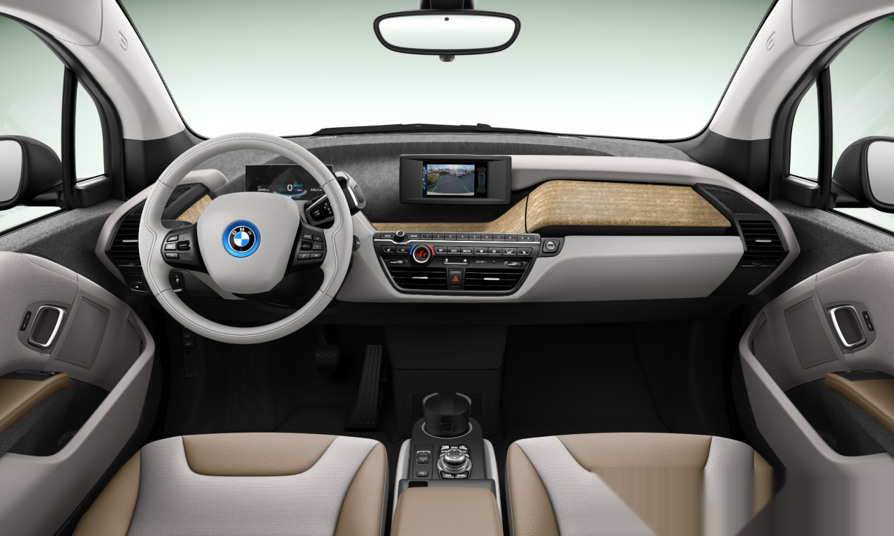 Interior of BMW i3 REX (I01), VIN WBY1Z4C55GV508632