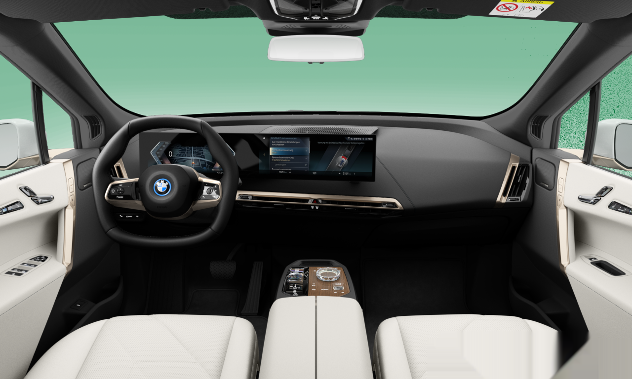 Interior of 2022 BMW iX xDrive50 (I20), VIN WBY21CF020CL36390