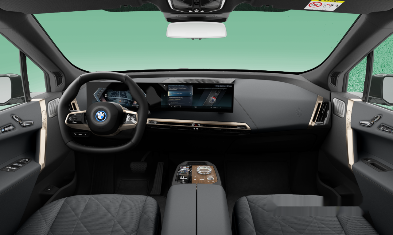 Interior of 2022 BMW iX xDrive50 (I20), VIN WBY21CF07PCM17525