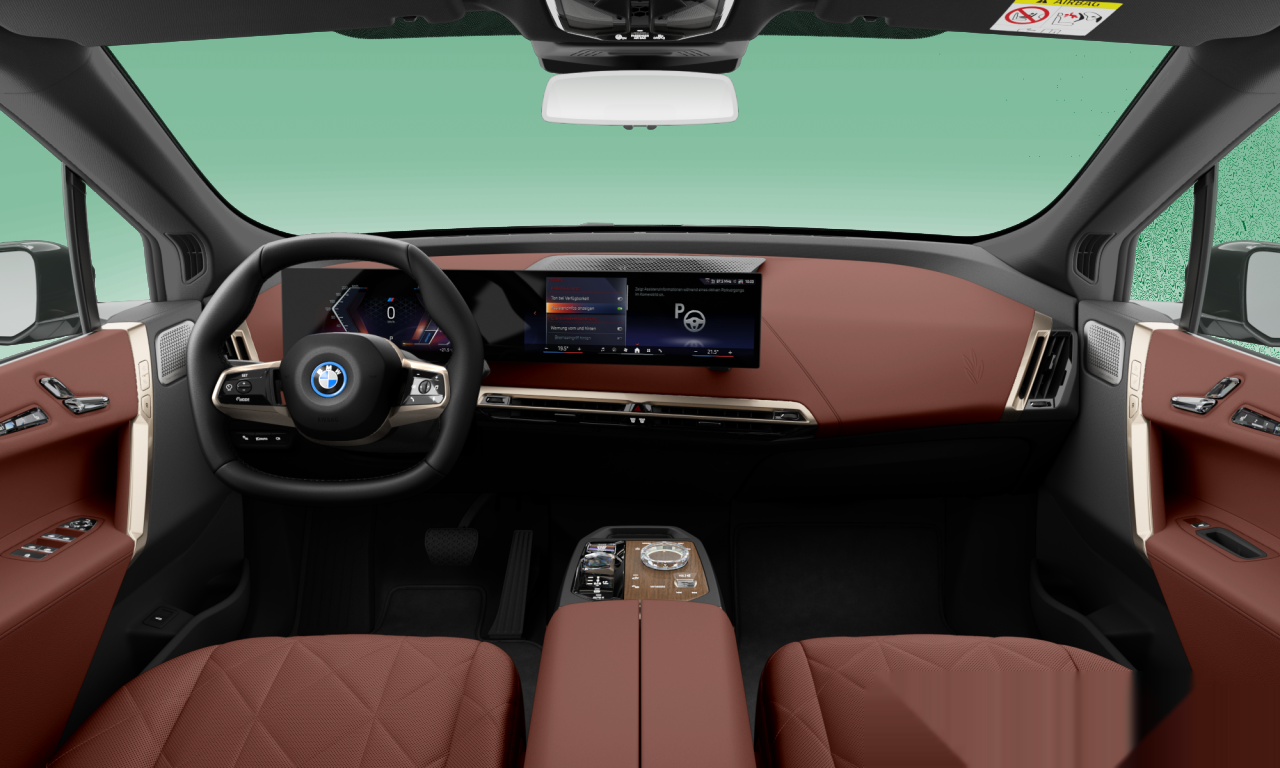 Interior of 2023 BMW iX xDrive50 (I20), VIN WBY21CF07RCP09212