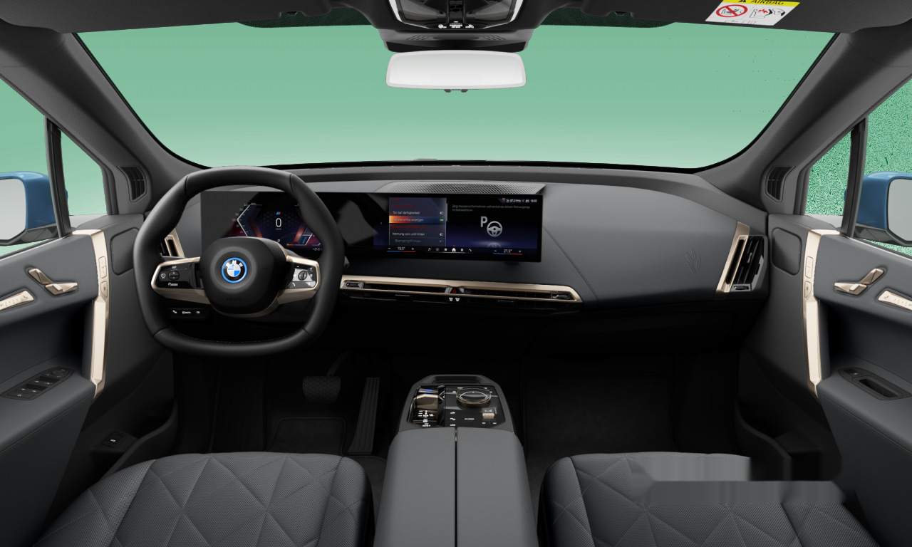 Interior of 2023 BMW iX xDrive50 (I20), VIN WBY21CF080CP95410