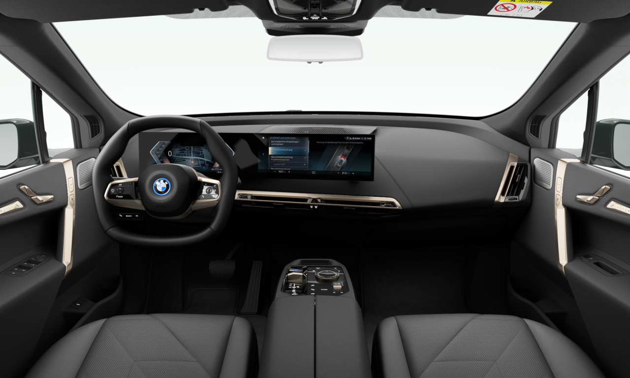 Interior of 2021 BMW iX xDrive50 (I20), VIN WBY22CF040CJ64358