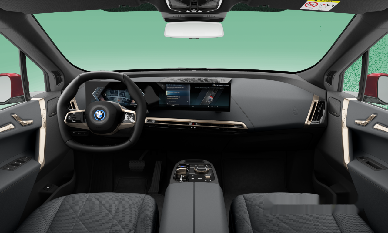 Interior of BMW iX xDrive50 (I20), VIN WBY22CF050CJ11300