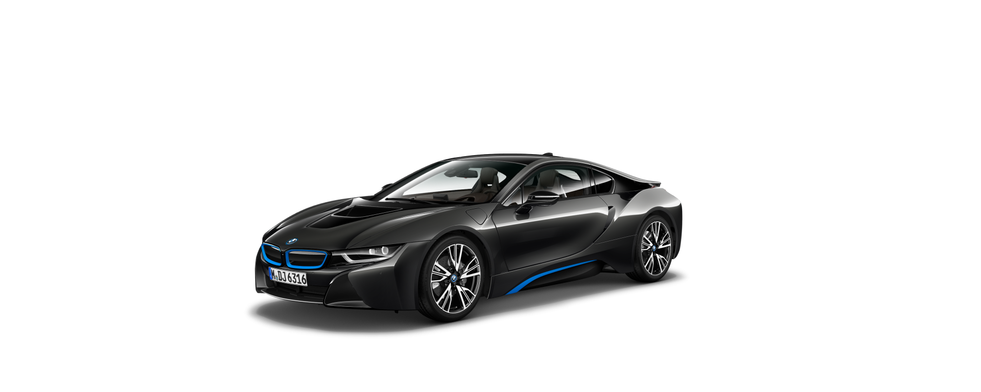 Exterior of BMW i8 (I12), VIN WBY2Z22090VX65572