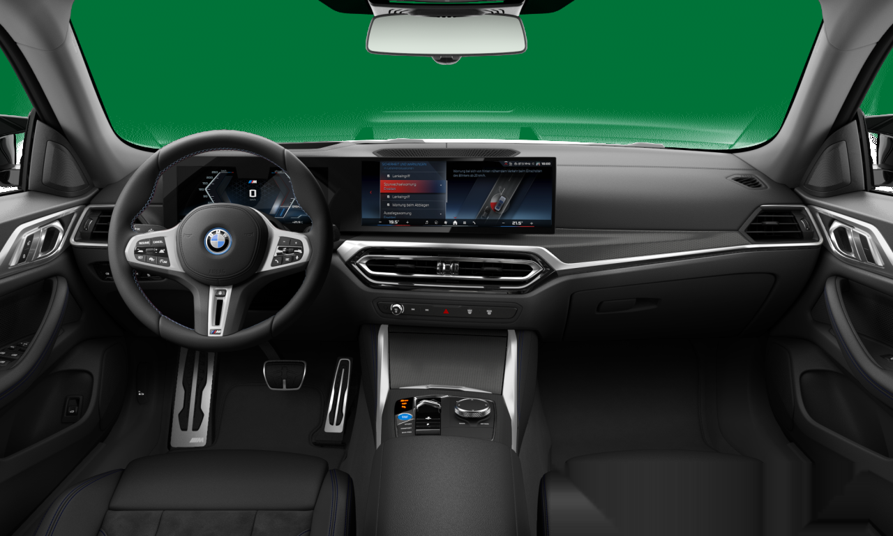 Interior of 2023 BMW i4 M50 (G26), VIN WBY31AW01RFR54241