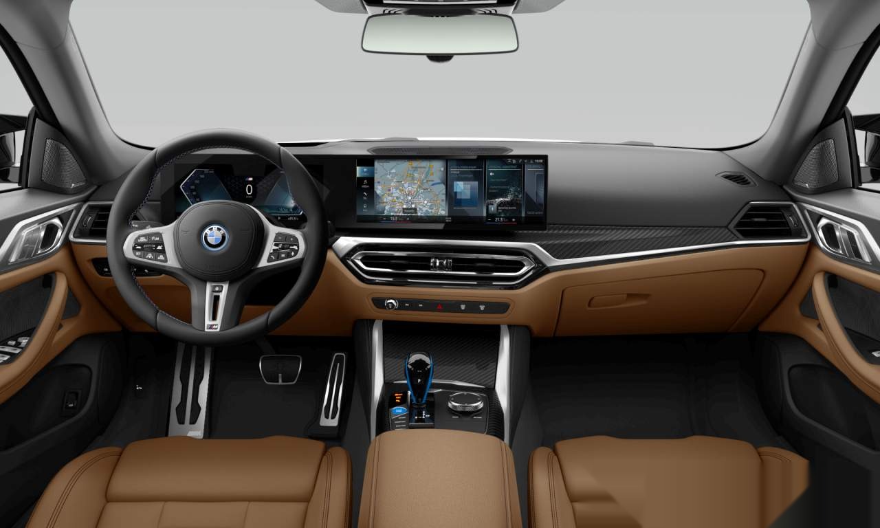 Interior of 2022 BMW i4 M50 (Gran Coupe (5 Doors)), VIN WBY31AW03PFN64397
