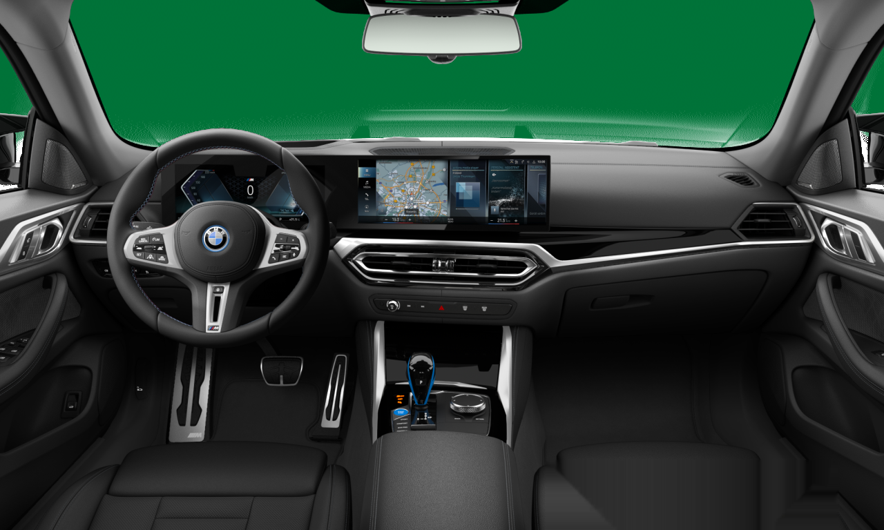 Interior of 2022 BMW i4 M50 (G26), VIN WBY31AW08PFN70325