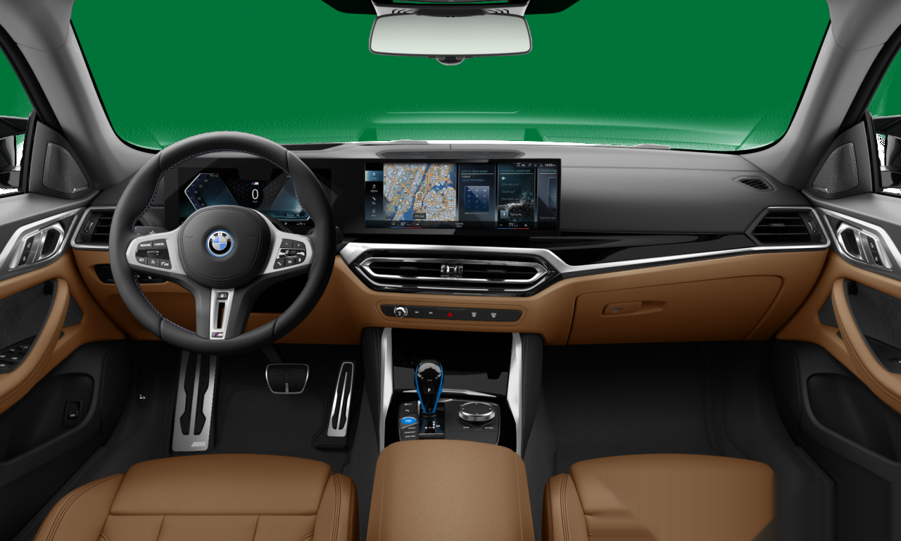 Interior of 2022 BMW i4 M50 (G26), VIN WBY33AW00PFP31454