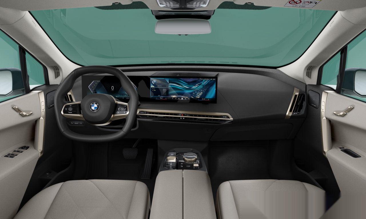 Interior of 2025 BMW iX xDrive45 (I20 (MUE)), VIN WBY41CF090CV14000