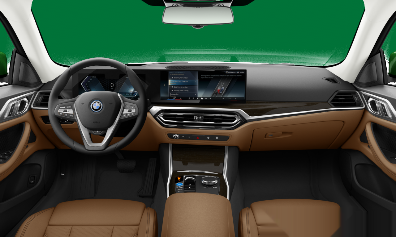 Interior of BMW i4 eDrive35 (G26), VIN WBY43AW01PFR46491
