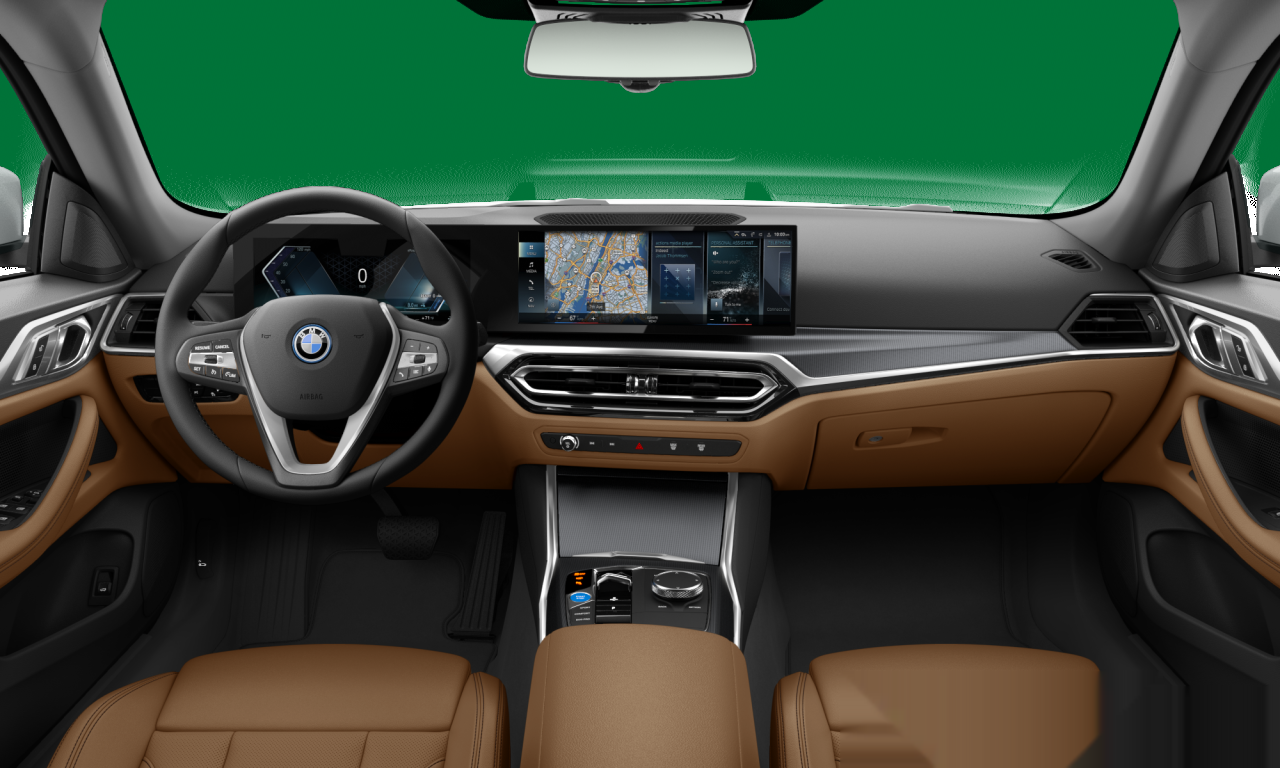 Interior of BMW i4 eDrive35 (G26), VIN WBY43AW02PFR36407