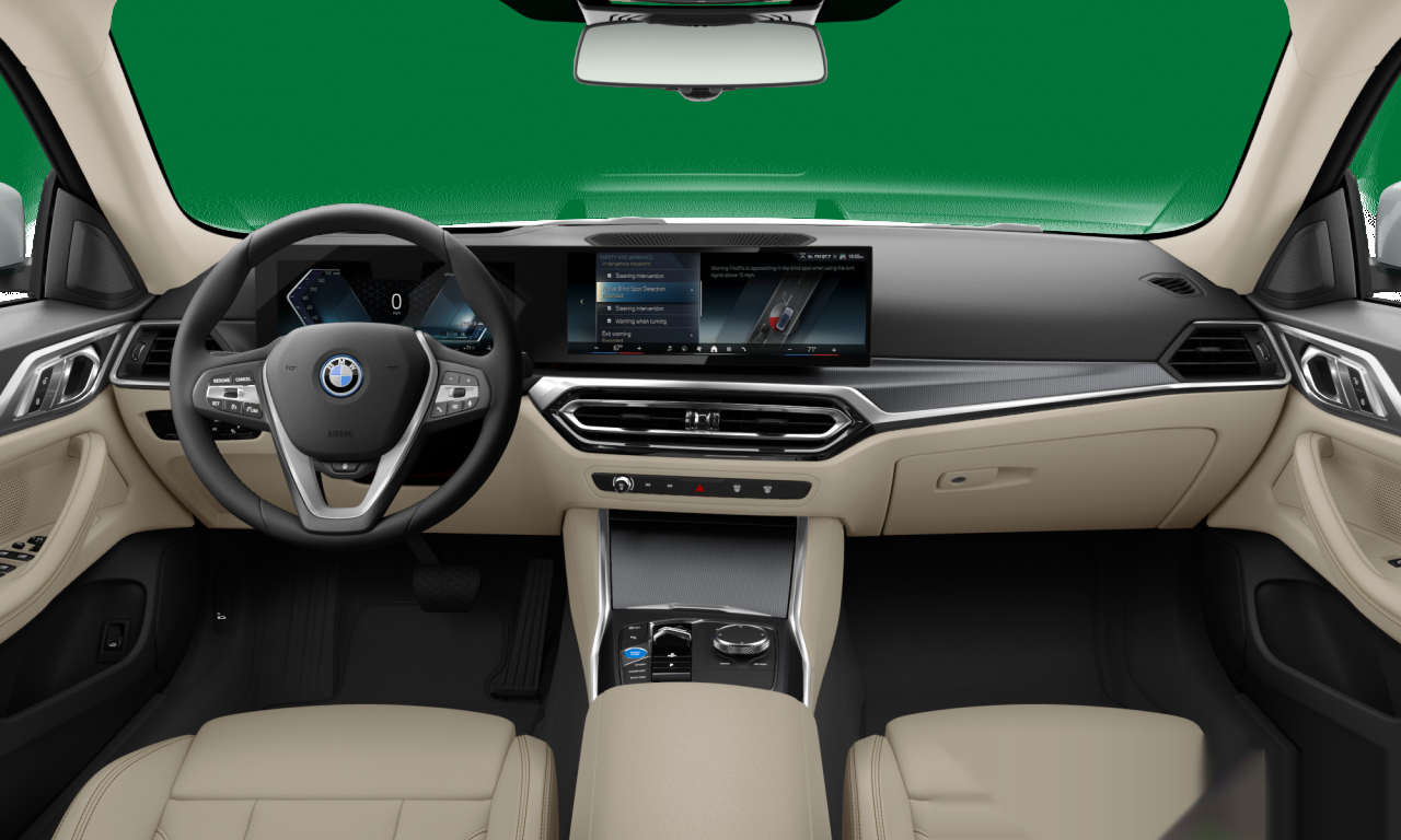 Interior of BMW i4 eDrive35 (G26), VIN WBY43AW06RFS84233