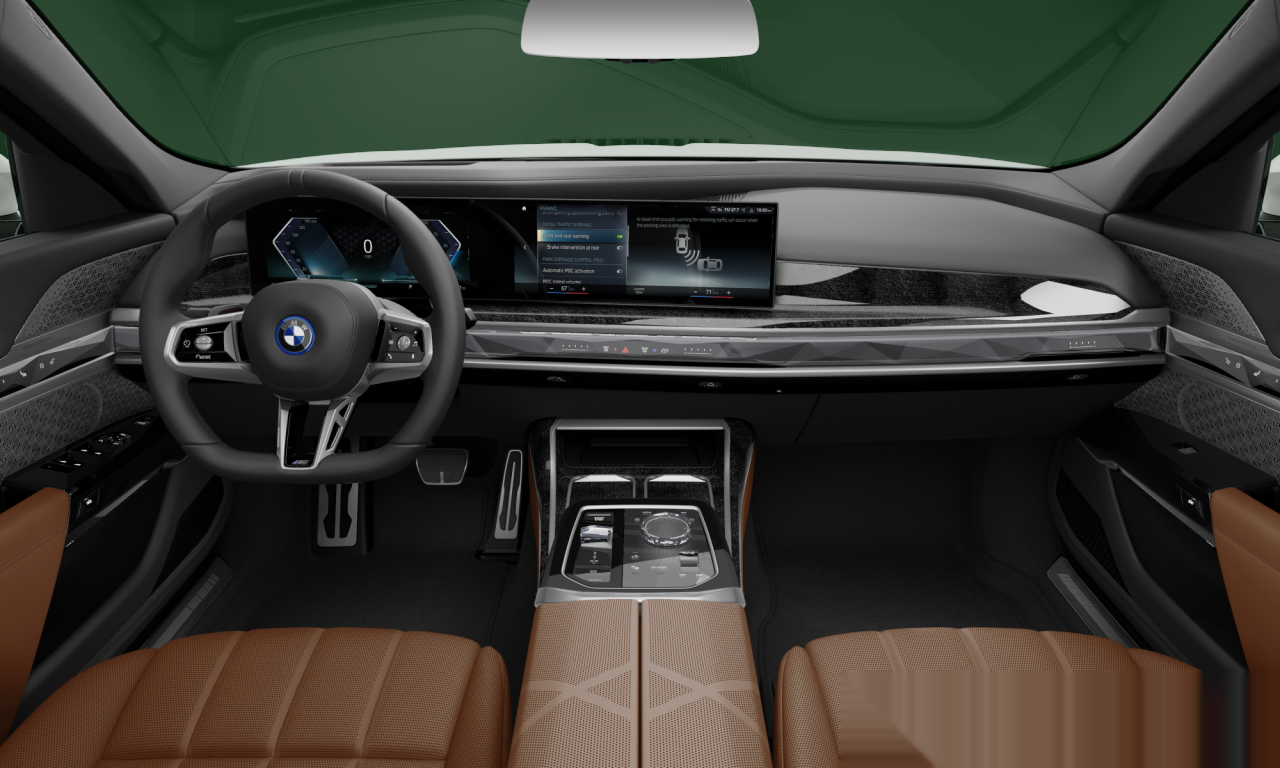 Interior of BMW i7 xDrive60 (G70), VIN WBY53EJ03PCL79530