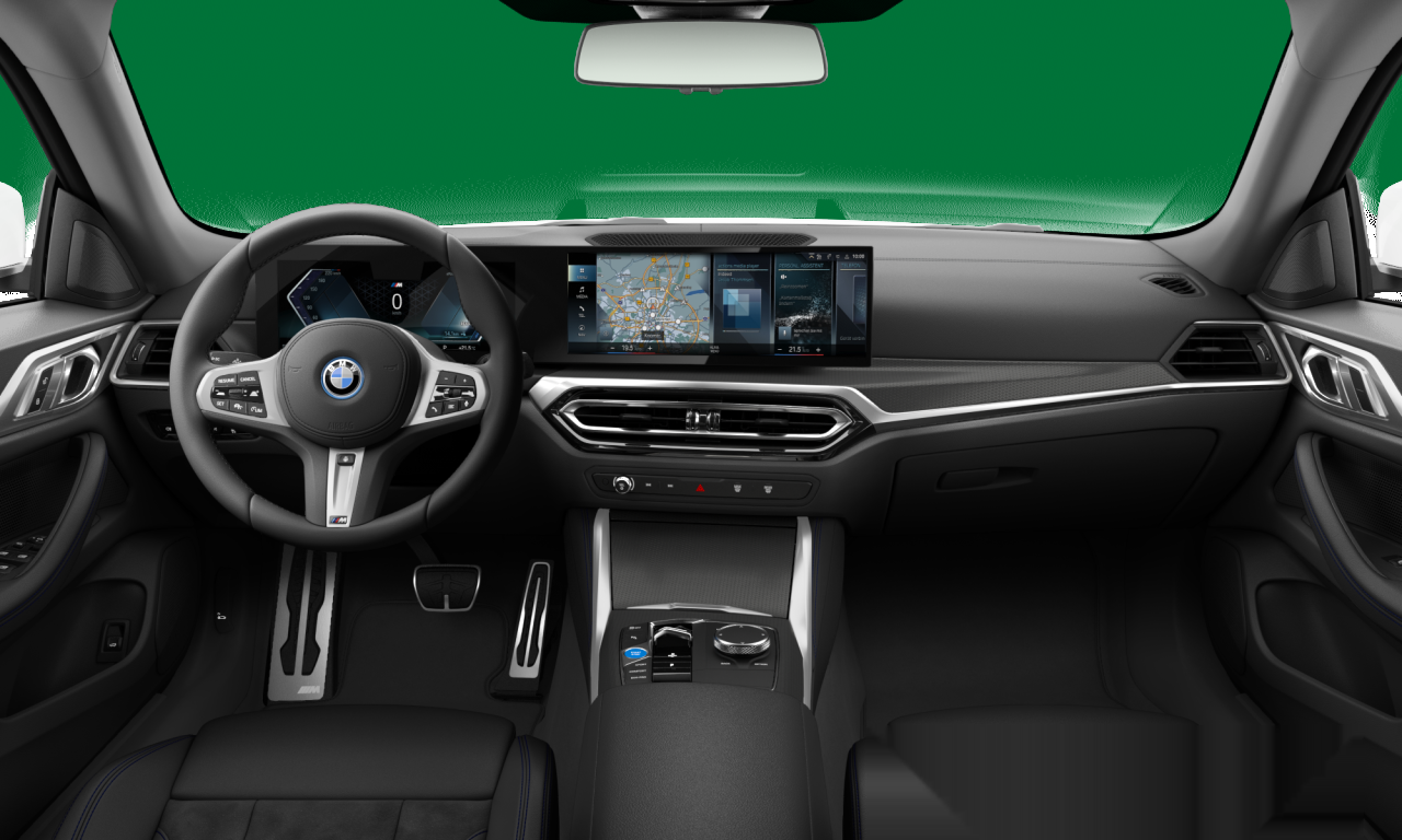 Interior of 2023 BMW i4 eDrive40 (G26), VIN WBY71AW05RFR30901