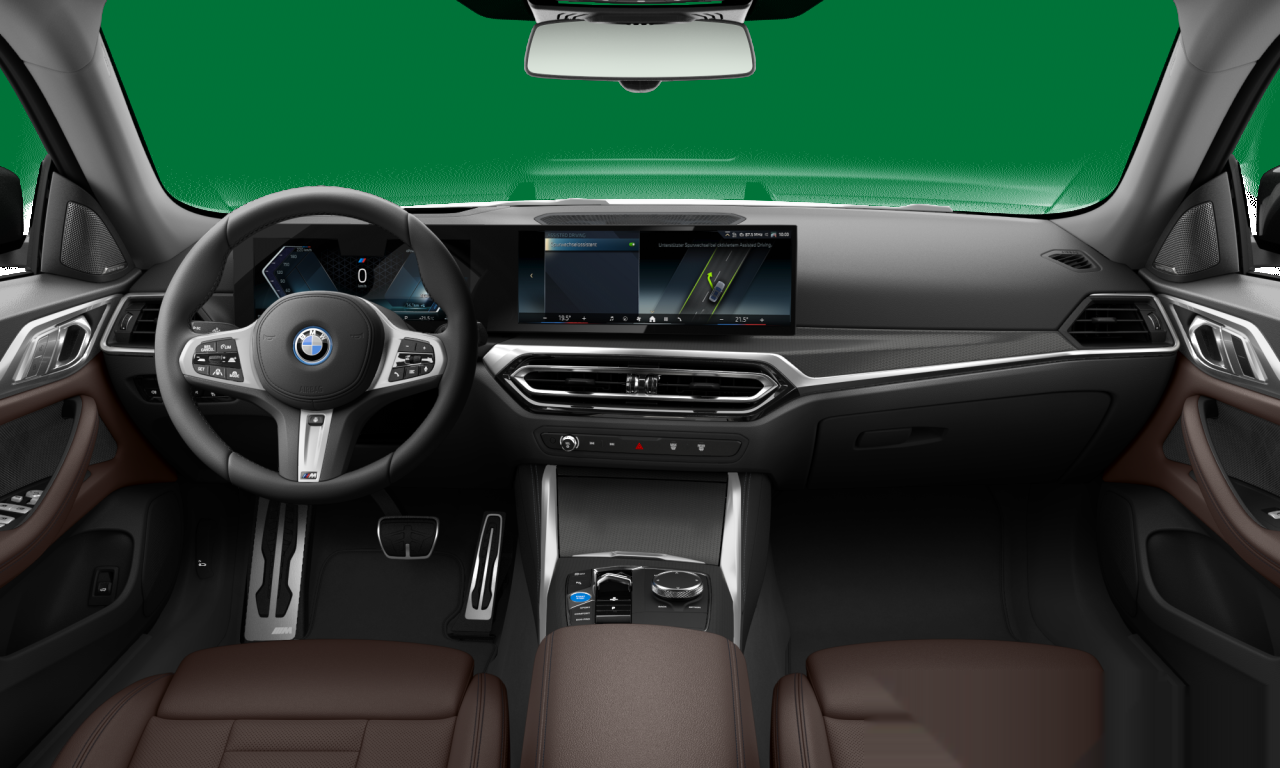Interior of 2023 BMW i4 eDrive40 (G26), VIN WBY71AW07RFR64791