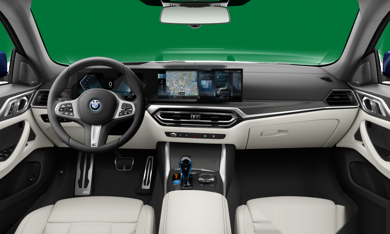 Interior of BMW i4 eDrive40 (G26), VIN WBY71AW090FM58365