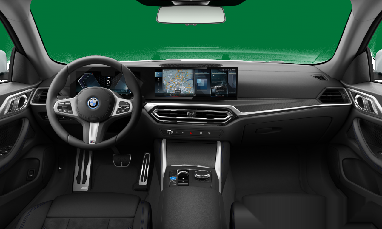 Interior of BMW i4 eDrive40 (G26), VIN WBY71AW0XRFR03158