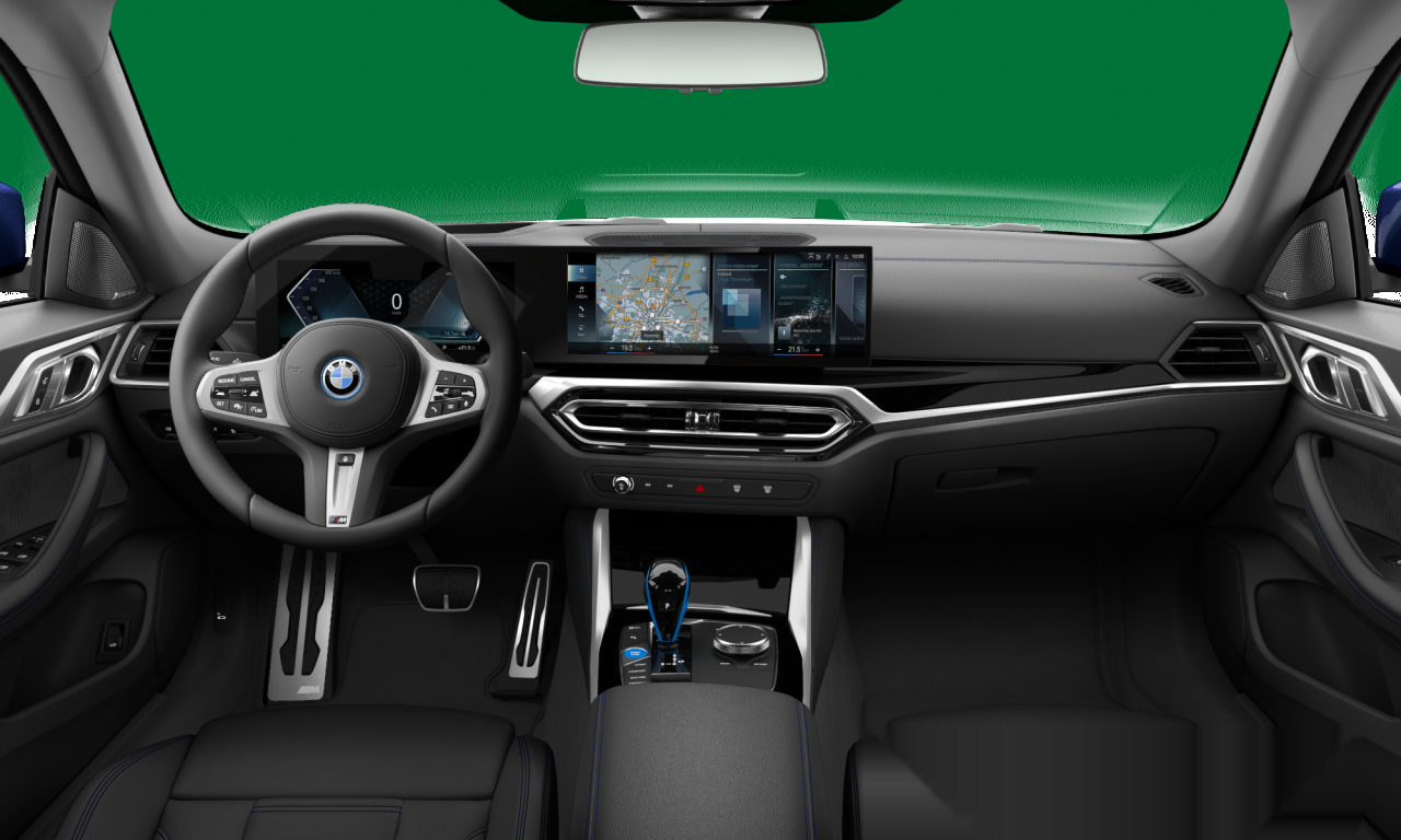 Interior of BMW i4 eDrive40 (G26), VIN WBY72AW0X0FM50515