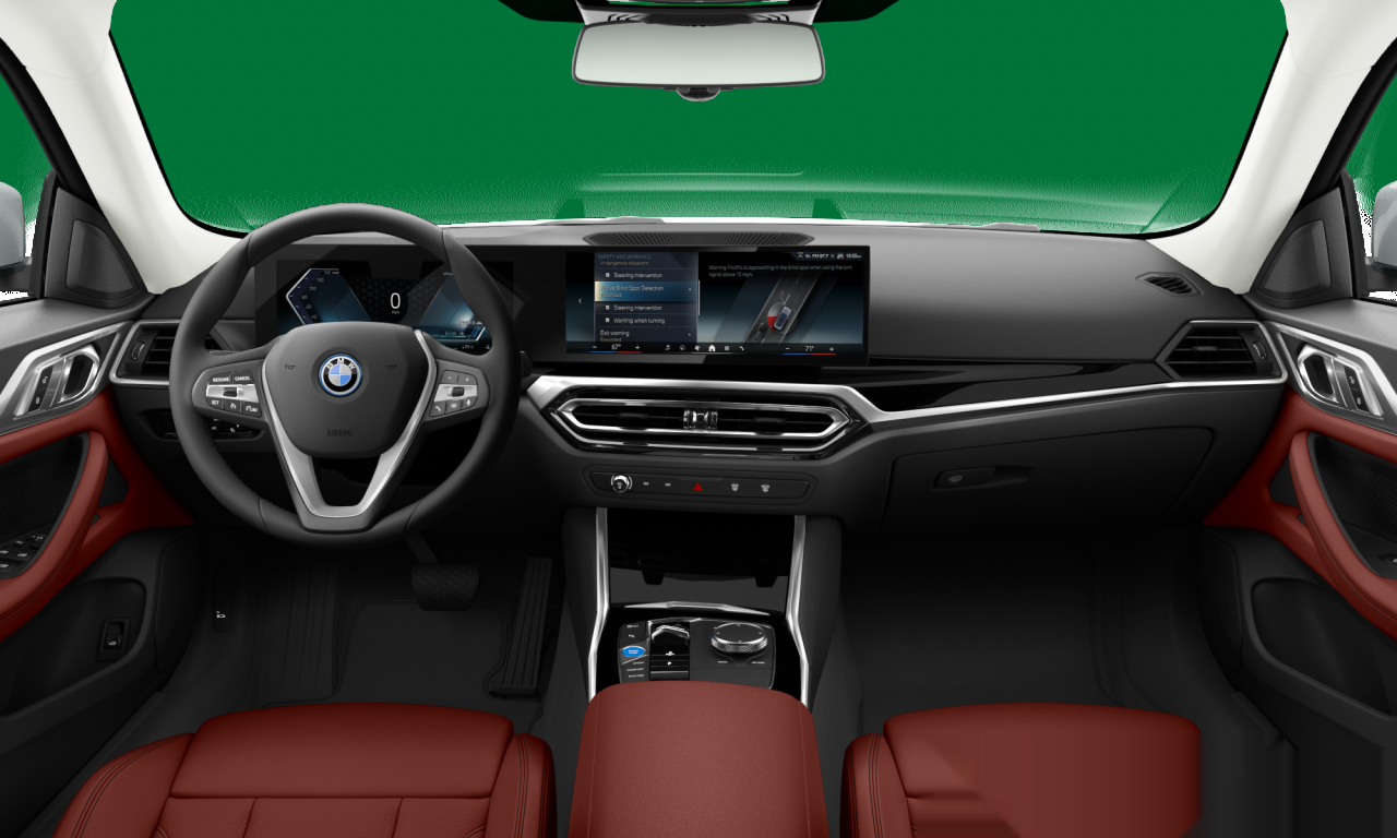 Interior of BMW i4 eDrive40 (G26), VIN WBY73AW0XPFN72217