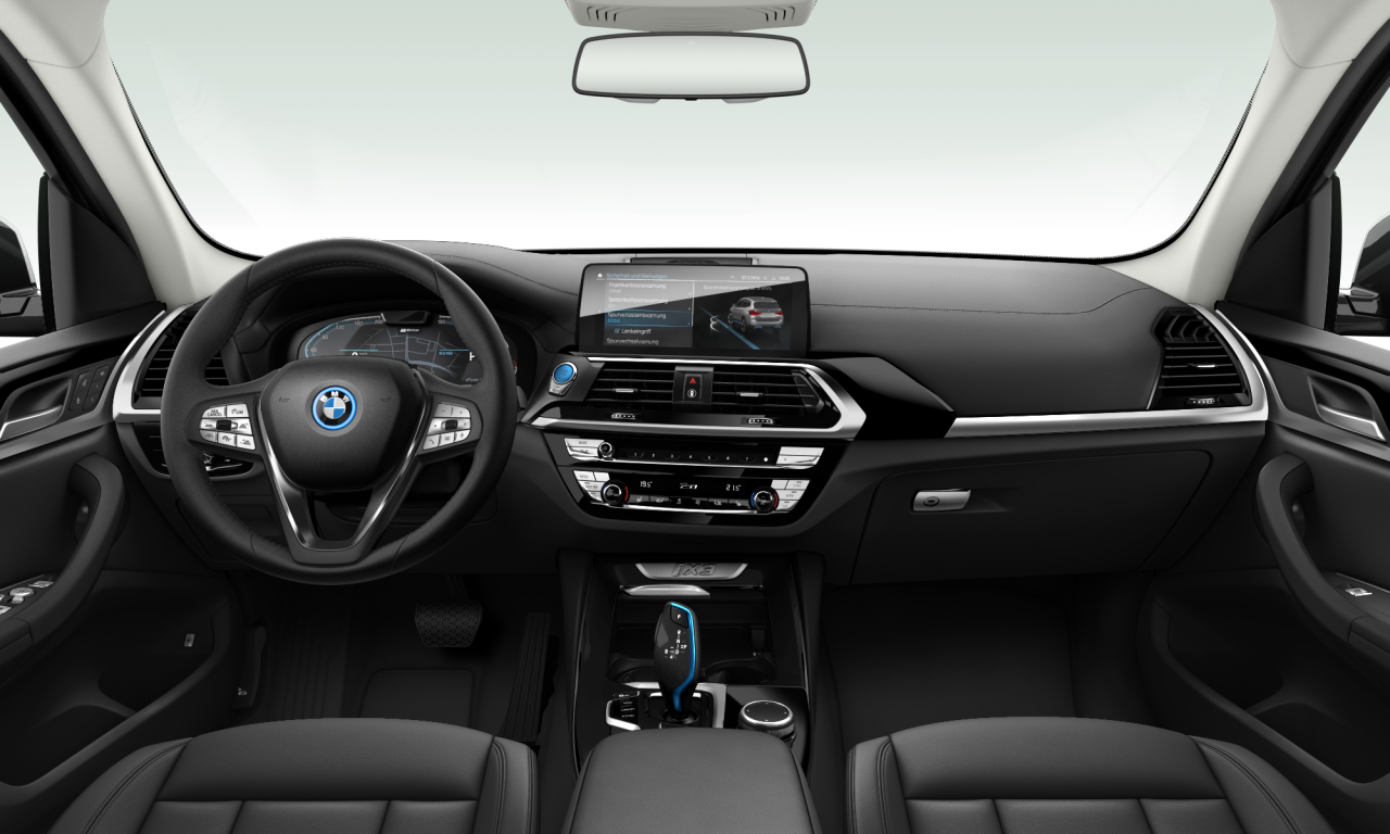 Interior of BMW iX3 (G08), VIN WBY7X4101MS088582