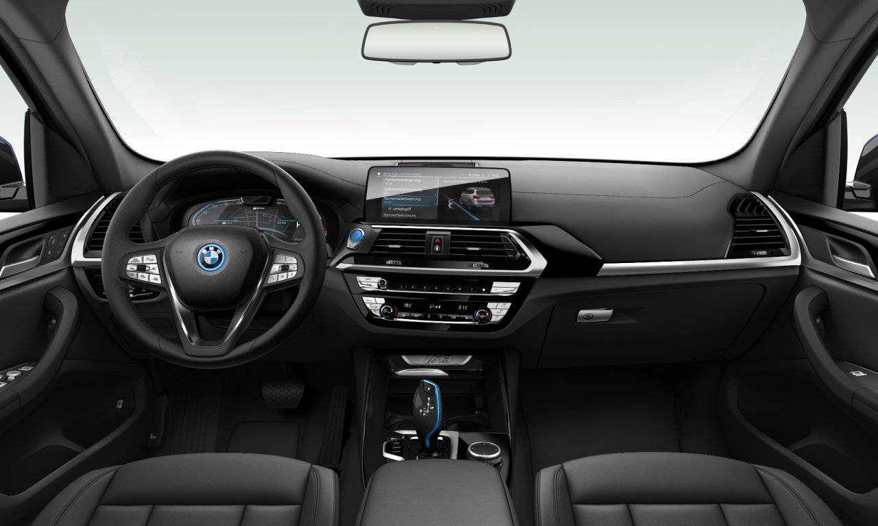 Interior of 2021 BMW iX3 (G08), VIN WBY7X410X0SZ84020