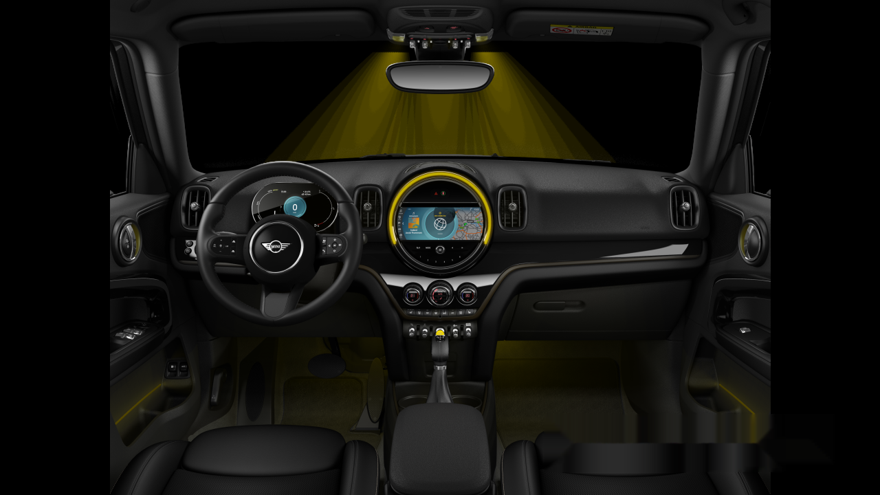 Interior of BMW MINI Cooper SE ALL4 (F60 (MUE)), VIN WMW21BS0703R06785