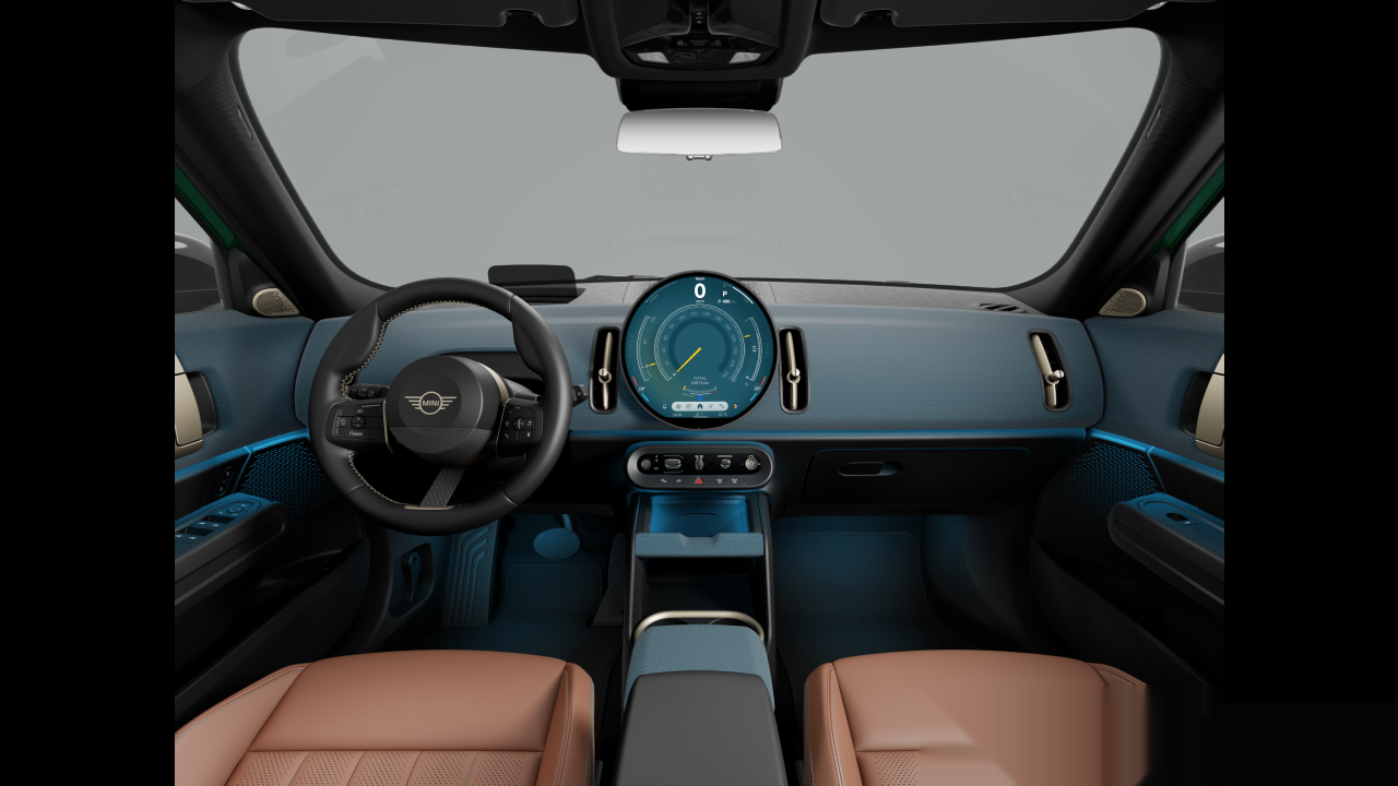 Interior of BMW MINI S ALL4 (U25), VIN WMW22GA0107P27582
