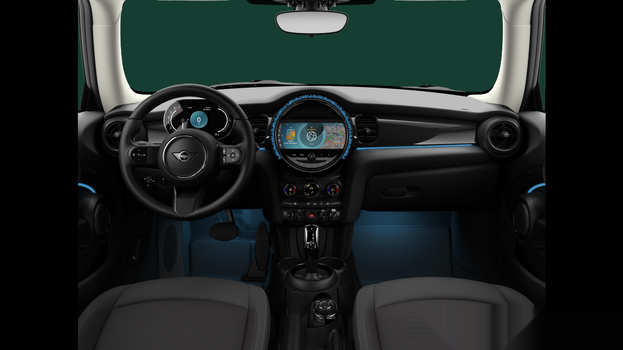 Interior of BMW MINI Cooper (F56 (MUE)), VIN WMW31DH0502T51543