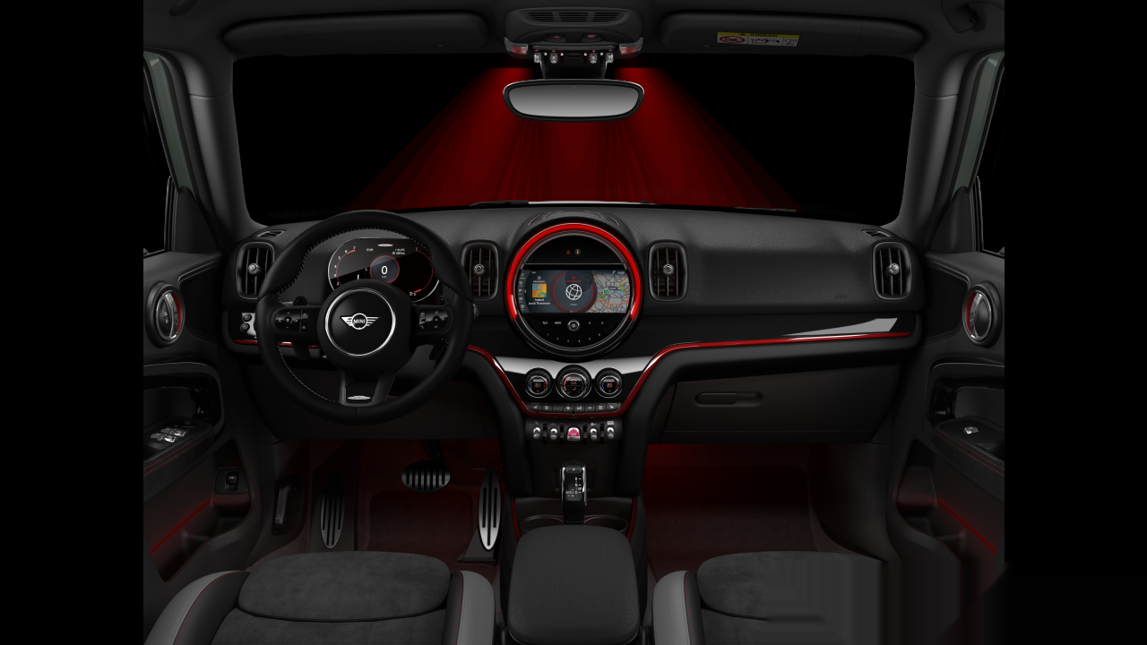 Interior of BMW MINI John Cooper Works ALL4 (F60 (MUE)), VIN WMW32BS0703N67267