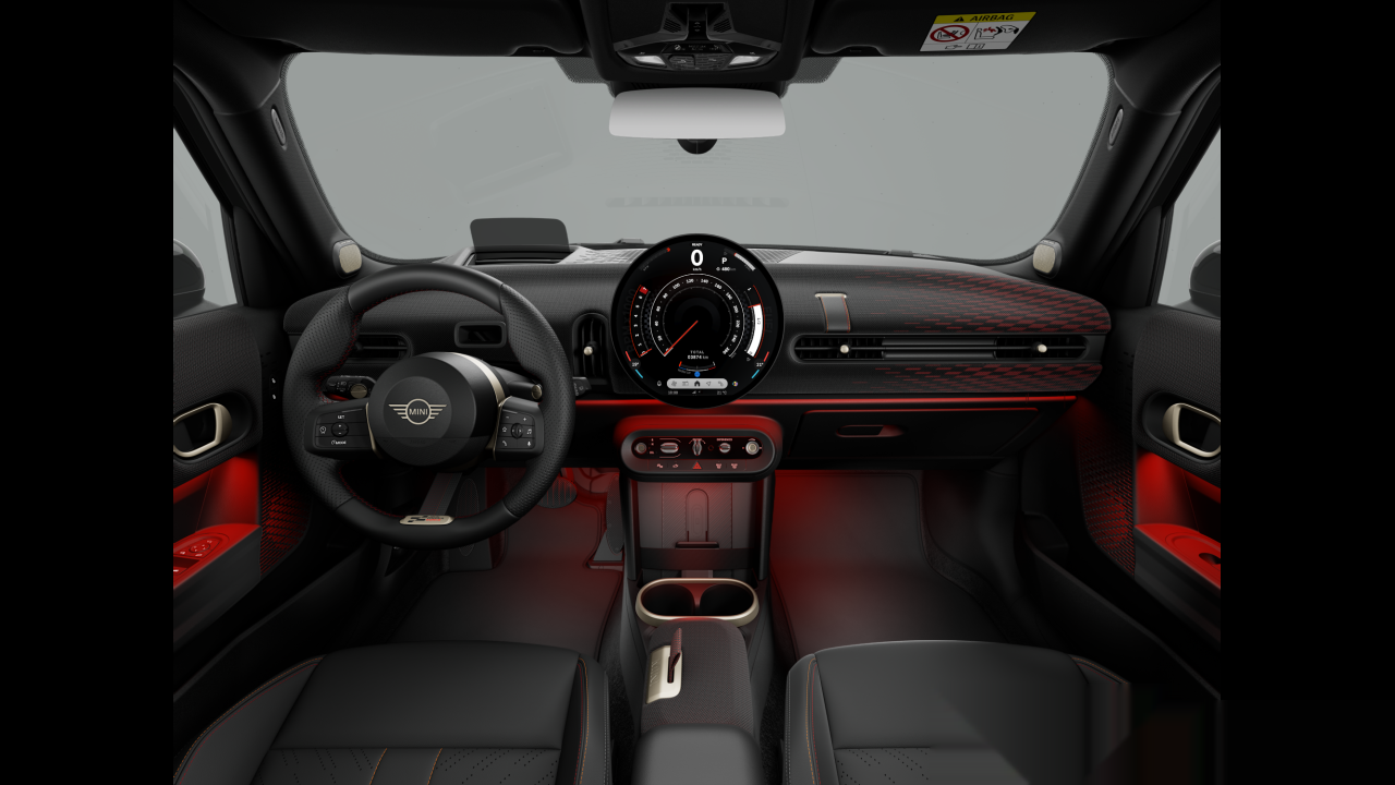 Interior of BMW MINI Cooper S (F65), VIN WMW52GD0202Y46957