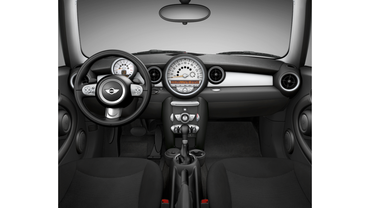 Interior of BMW MINI Cooper (R56), VIN WMWMF32000TW29042