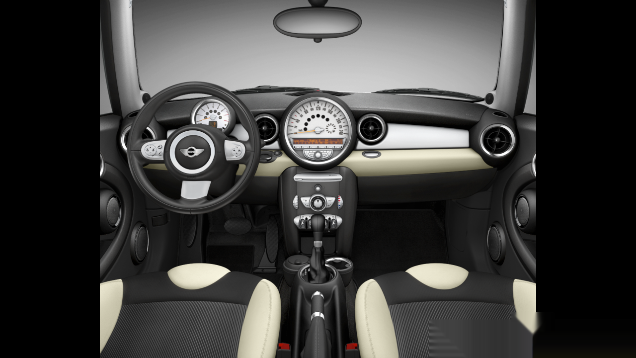 Interior of BMW MINI Cooper (R56), VIN WMWMF32020TT28093