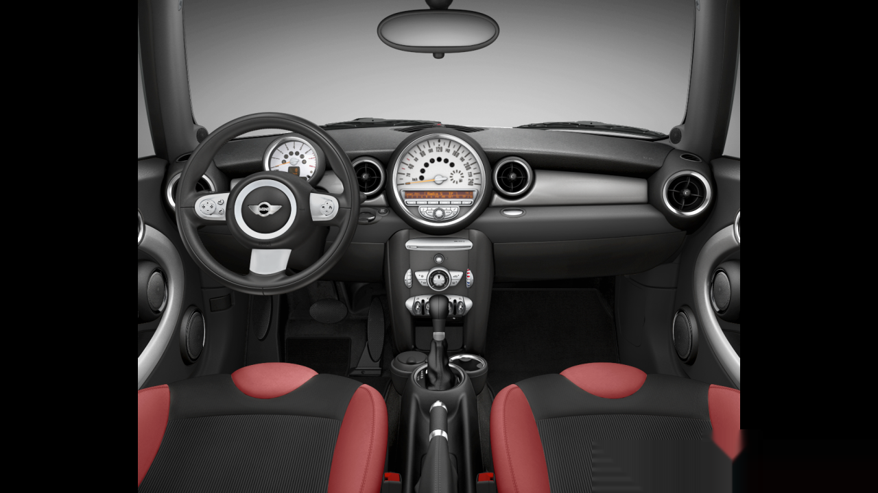 Interior of BMW MINI Cooper (R56), VIN WMWMF32060TT21213