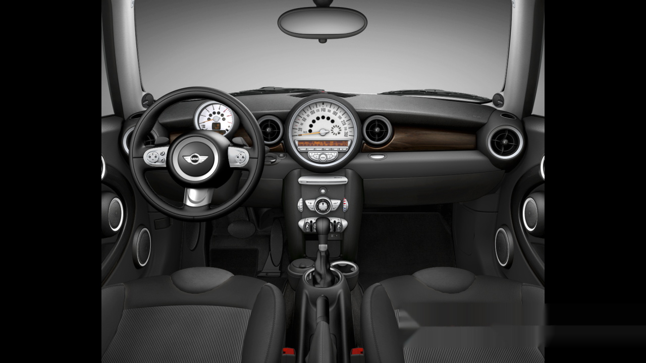 Interior of BMW MINI Cooper D (R56), VIN WMWMG32040TL82122
