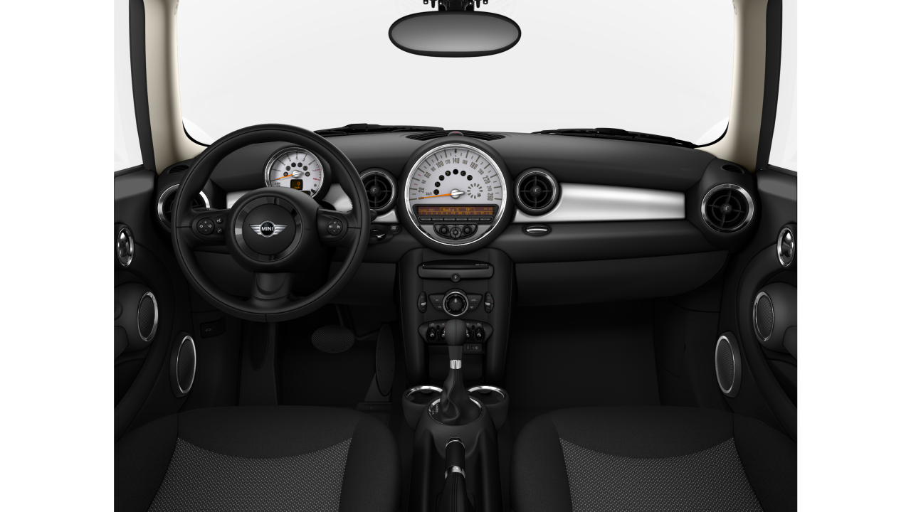 Interior of BMW MINI One (R56 (MUE)), VIN WMWSR32090T510811
