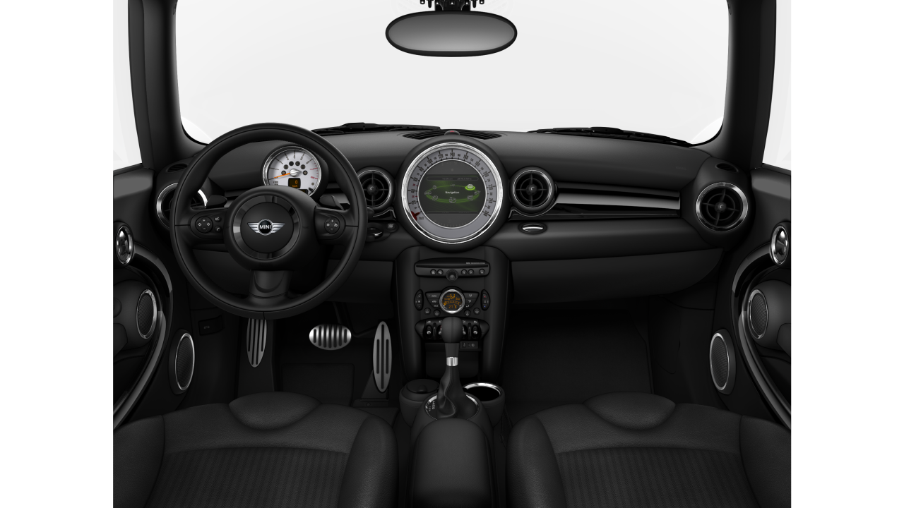 Interior of BMW MINI Cooper S (R56 (MUE)), VIN WMWSV32060T151316