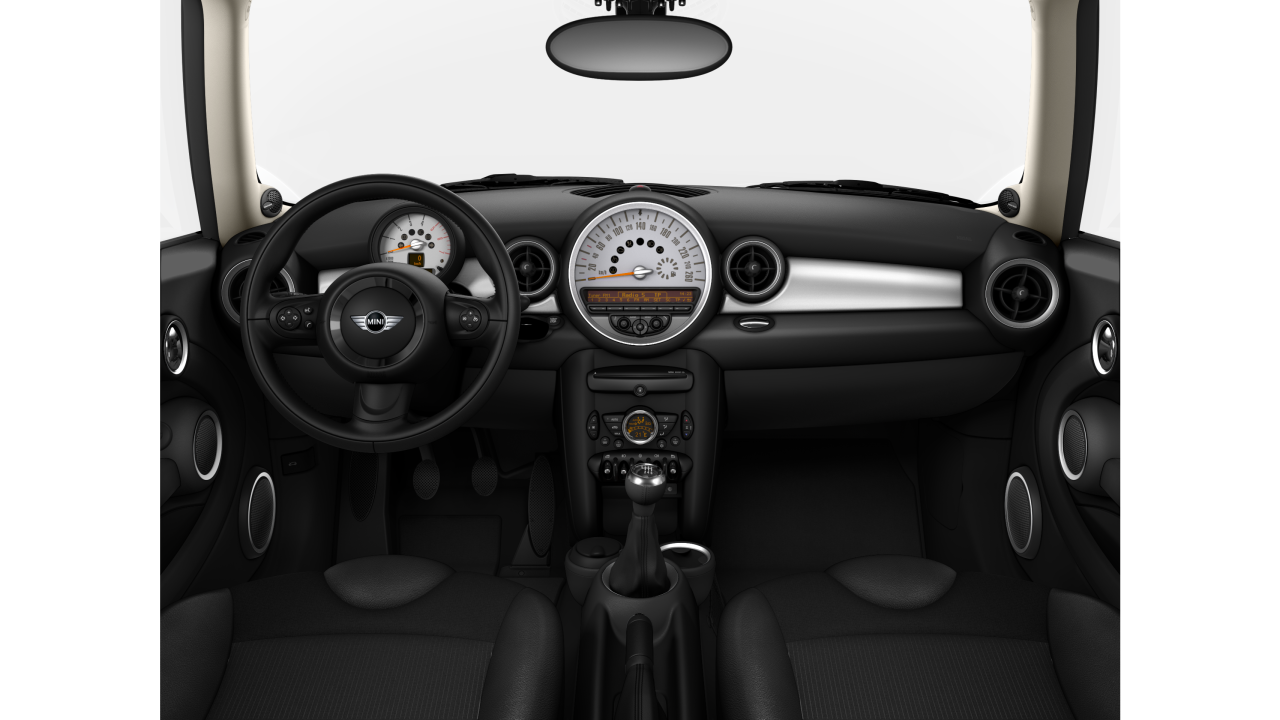 Interior of BMW MINI Cooper D (R56 (MUE)), VIN WMWSW32070T210953