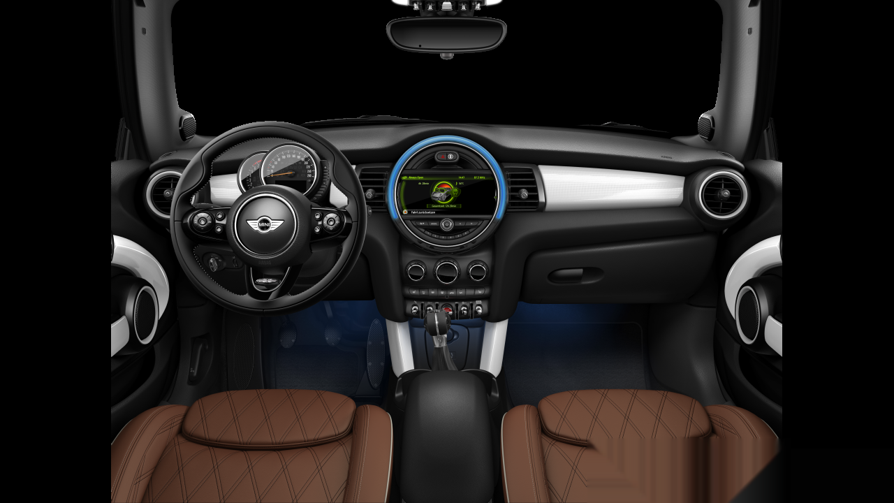 Interior of BMW MINI Cooper S (F57), VIN WMWWG710803D61648