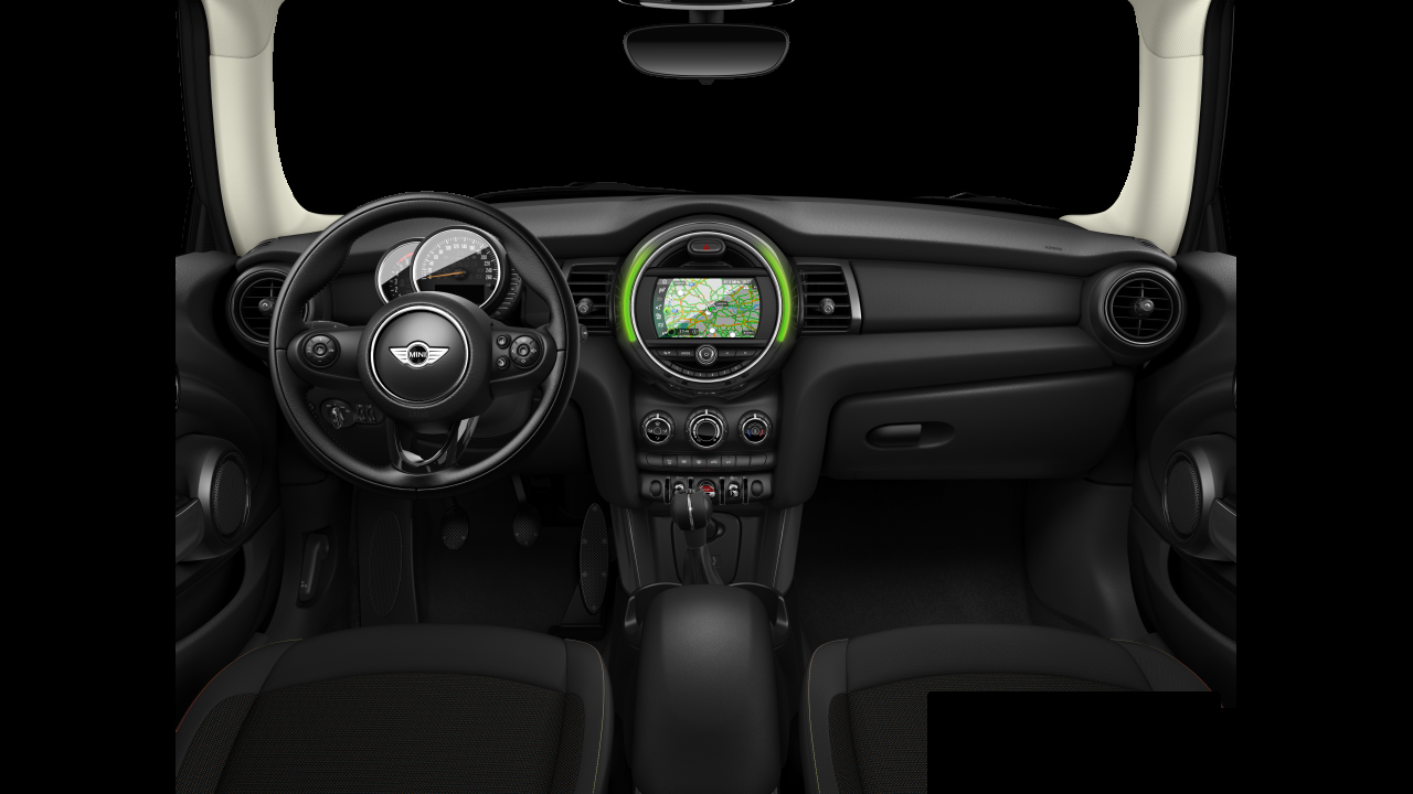 Interior of BMW MINI One D (F56), VIN WMWXN110X03A63531